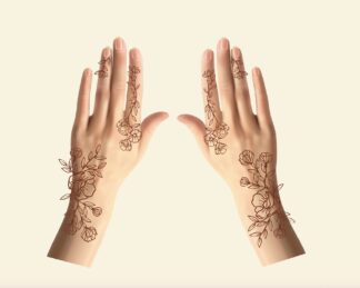 #011 Flowers Design Mother & Daughter - big